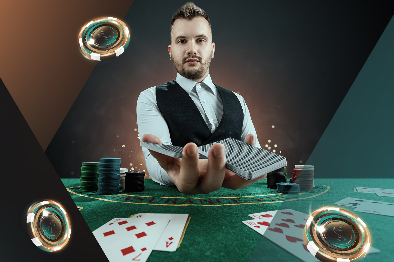 Casino Action slots and table games